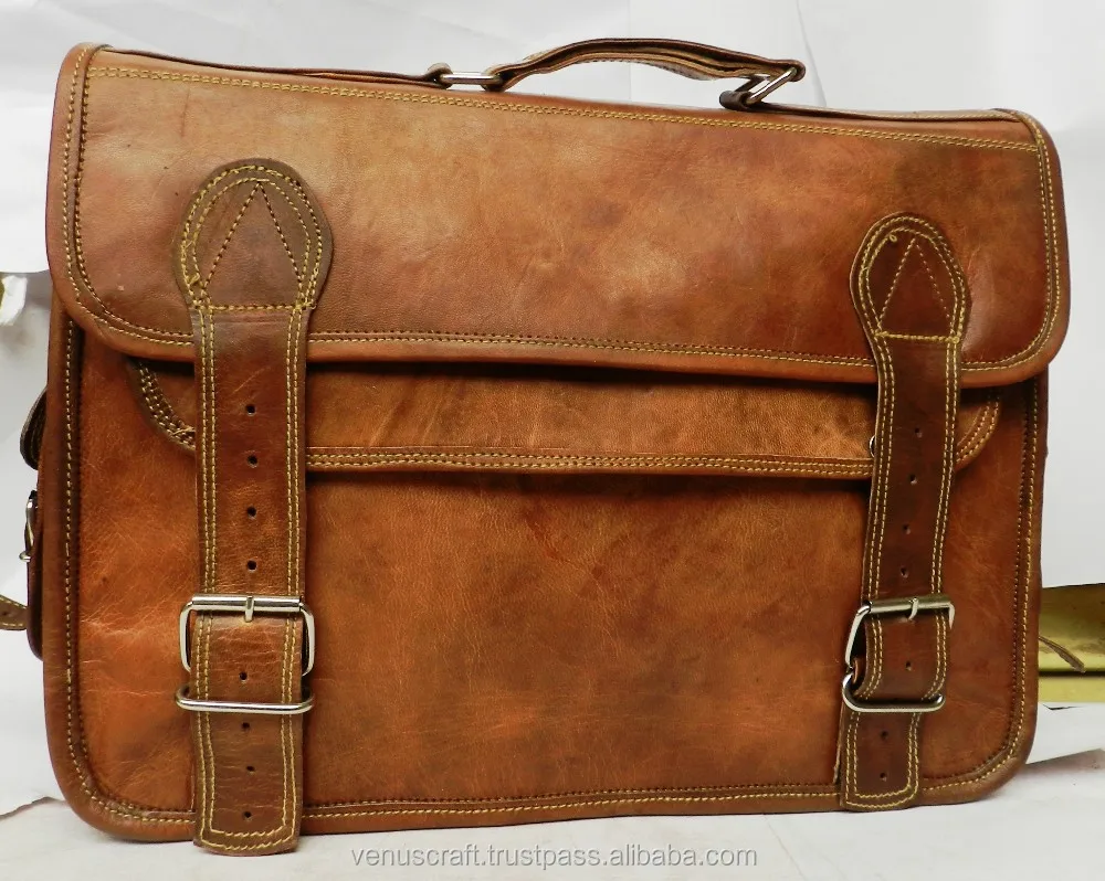 pure leather office bags