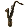Antique metal finish saxophone lamp finials/fan lamp pull parts hardware use for portable lamps3.0 inches height