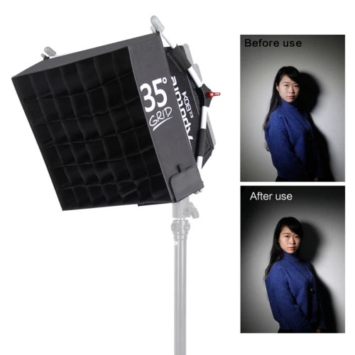 Aputure Softbox Easy EZ + Grip Box Diffuser Kit for Amaran LED AL-528 & HR-672 Lights