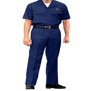 65% polyester 35% cotton, Short blue sleeve Workwear 65% polyester 35% cotton, Short blue sleeve Workwear