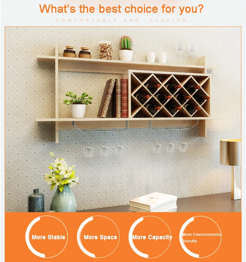 Elaborate Wooden Wall Mounted Wine Storage Shelf Buy Wood Wine Shelf