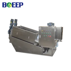 multi-disk sludge press machine