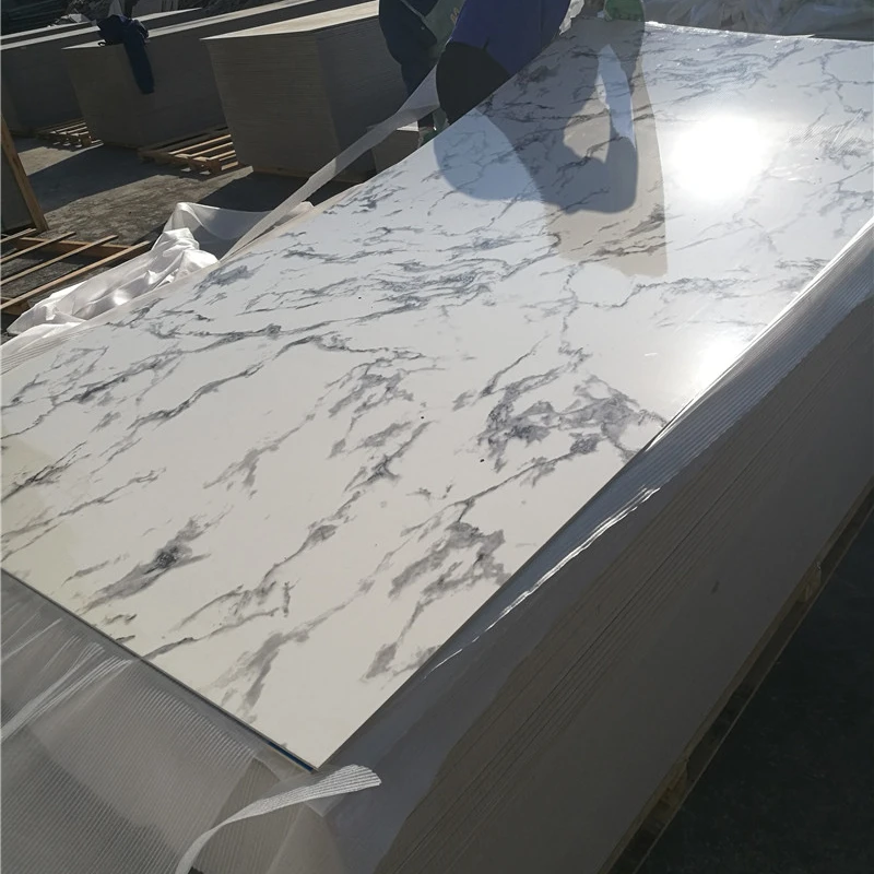 3d Uv Coating Stone Hot Selling Marble Design Fiber Cement Board