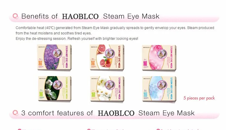 steam eye mask benefits