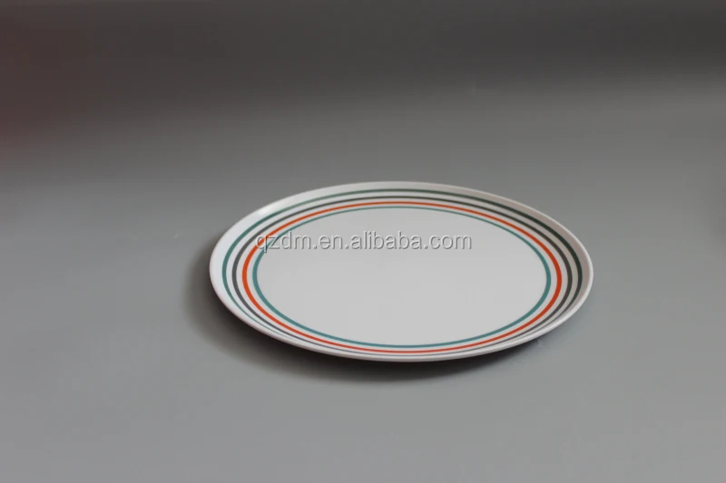 Top Sale Simple Design Melamine Round Plate And Dish