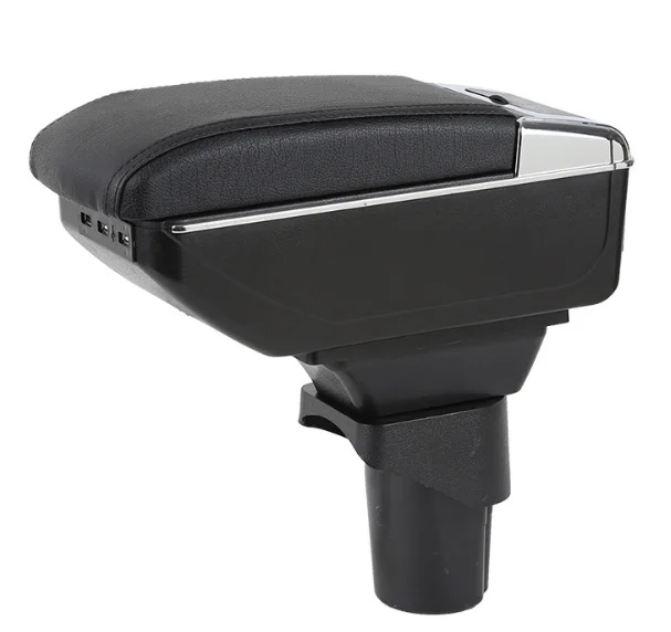 thumbnail image 2 of Car Armrest Box For Chevrolet Spark 2016-2022 - Center Console With 3 USB Ports & Storage (Black) 2 of 12