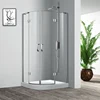 d shaped factory direct sale cheap steam computer control sliding free standing shower room