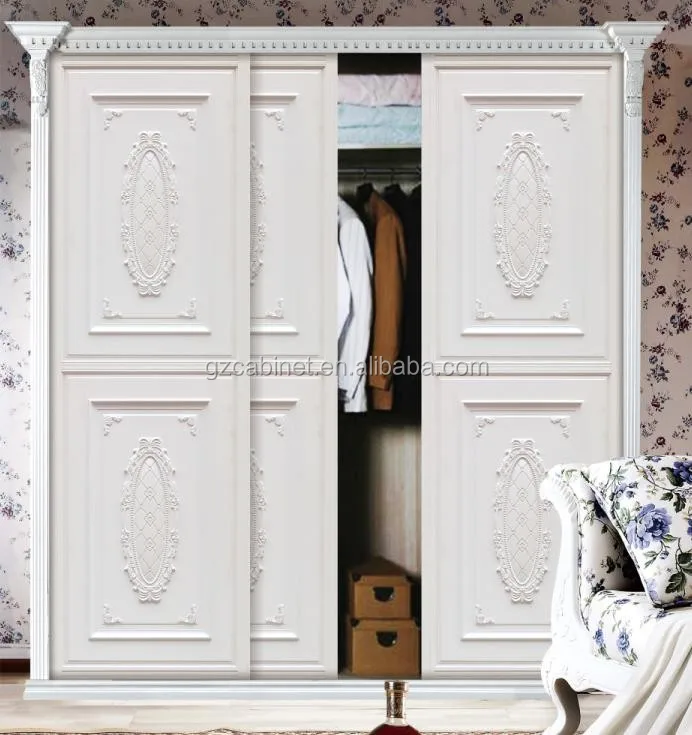 Custom Bedroom Wall Sliding Door Wardrobe And Closet Cabinets
