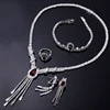 Popular 925 sterling silver/brass jewelry set for queen christmas gifts