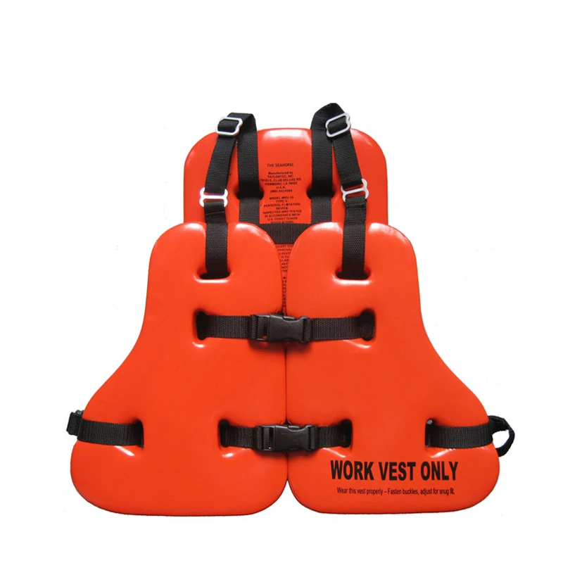 Pvc Foam Work Life Vest,Red Three Pieces Life Vest Buy Work Life Vest