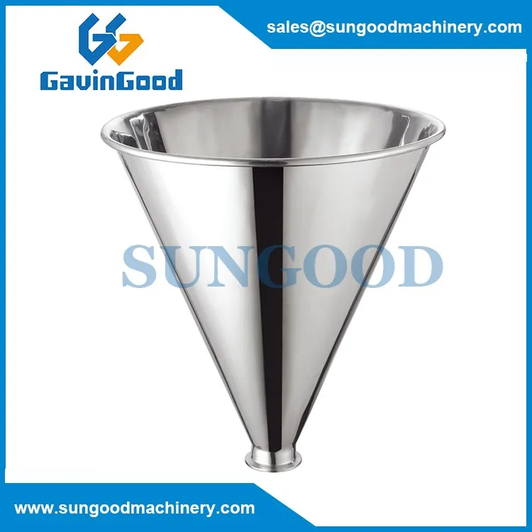 Stainless Steel Hopper/funnel With 1.5 Inch Tri Clamp/2inch Tri Clamp