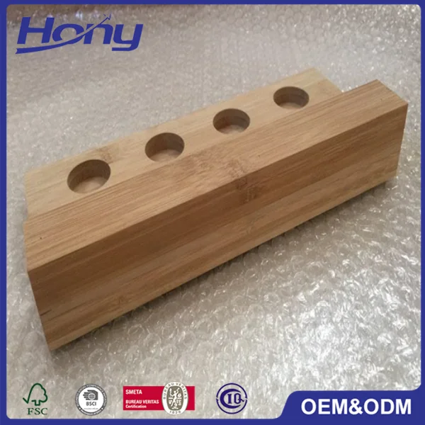 HY12195 New Design Trade Assurance Wooden Essential Oil Display Stand for Bottles
