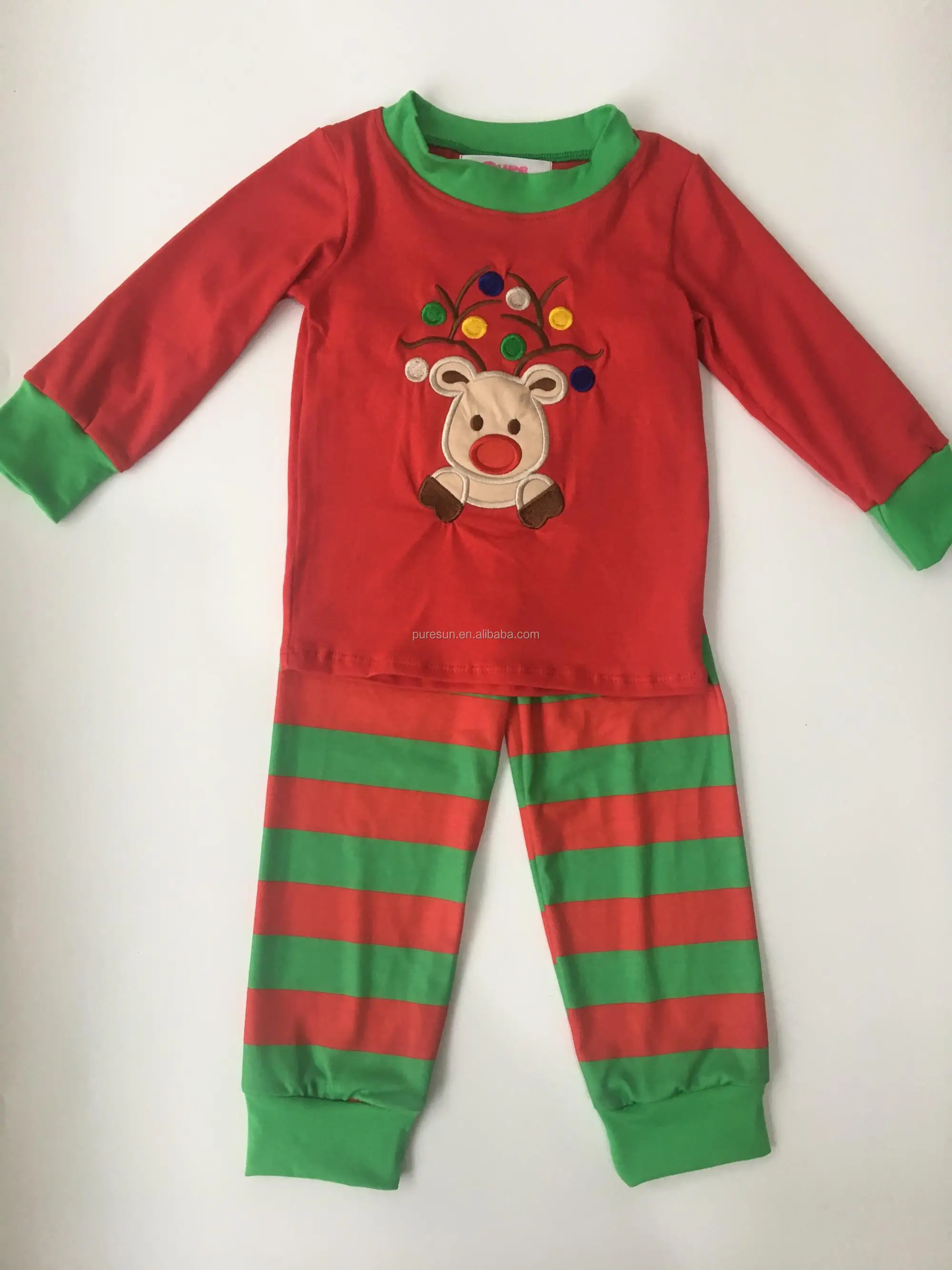 Wholesale Baby Boys Christmas Gift Pajamas Children Boy Boutique