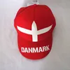 Football fans cheap children Denmark team stock baseball caps