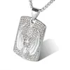 Marlary Custom Bomb Shaped Wings And Star Design Pendant Fashion Cool Gothic Hip Hop Jewellery