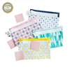 YWLA132 RDT Novelty Simple High Capacity Portable Canvas Fabric A4 File Folder Office Fabric Documents Bag with Zipper