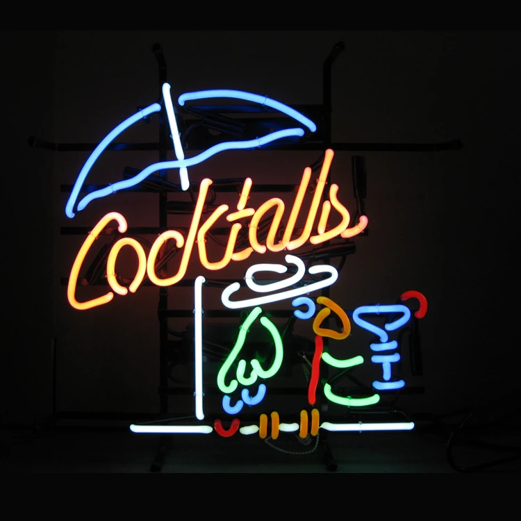 Neon light sign custom car garage glass neon light sign CE listed artistic neon china supplier for shop