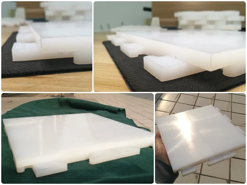 Uhmwpe Plastic Artificial Ice Rink Mats For Outdoor Sports Skating And