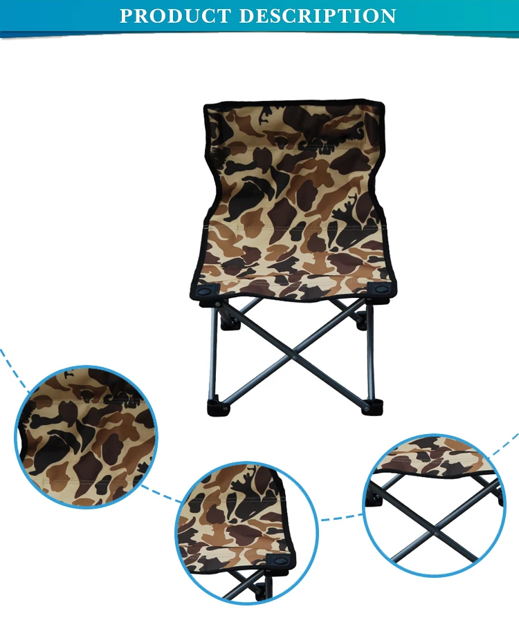 Camouflage Small Portable Camping Chair Without Armrests Buy Camping
