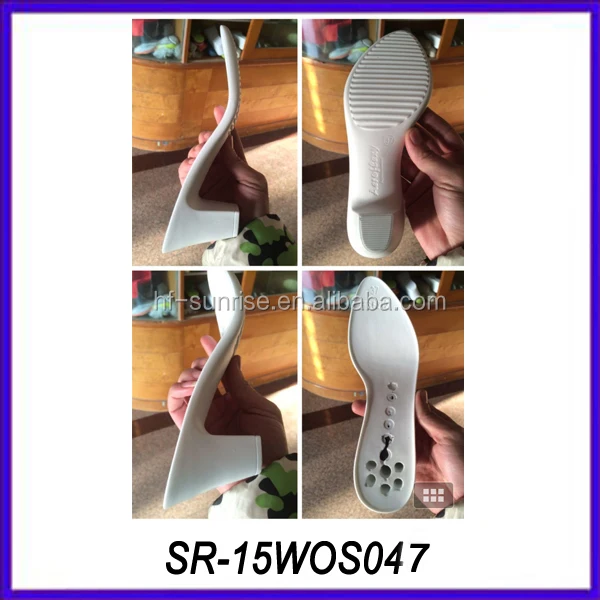 여성 높은 힐 스타일 판매 단독 샌들 신발 단독 공장 PU outsole