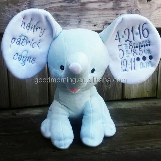 Cadeau De Bebe Monogramme Personnalise Elephant En Peluche Brode Publicite De Naissance Buy Cadeau Bebe Monogramme Annonce De Naissance Elephant En Peluche Brodee Personnalisee Cadeau Bebe Monogramme Elephant En Peluche Brode Personnalise Cadeau Bebe