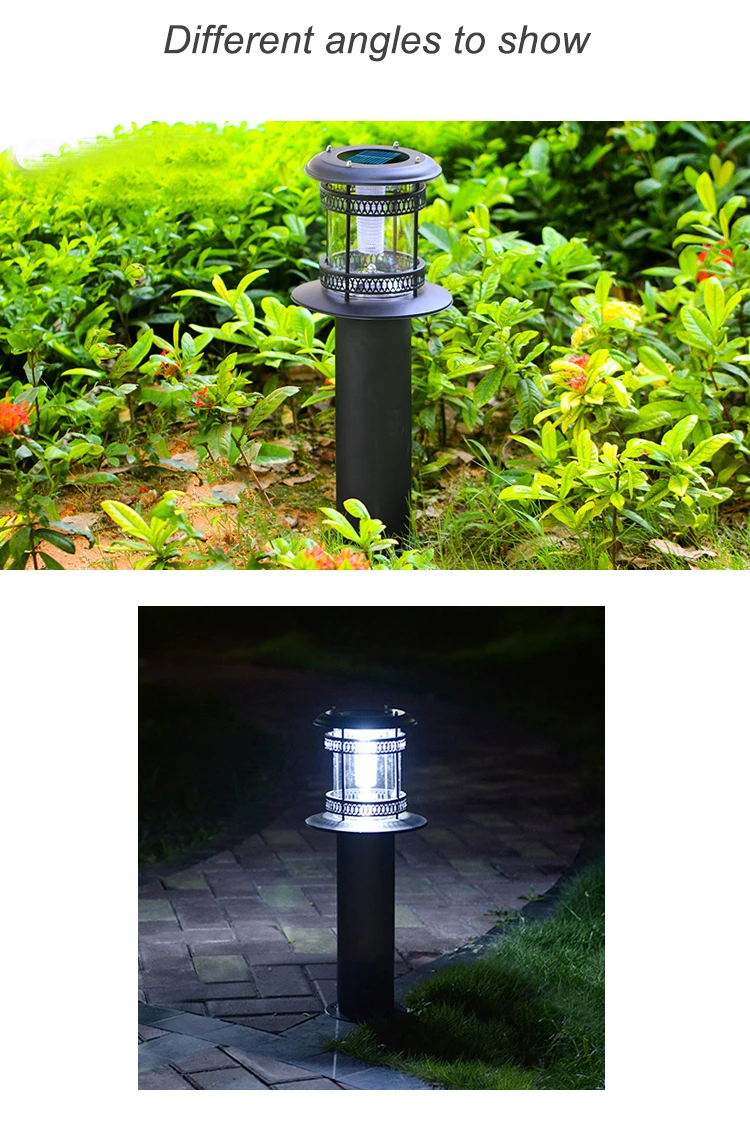High quality 2w waterproof ip65 outdoor solar led garden light