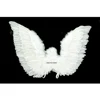 China Handmade Feather Product Supplier Amazing Theme Party Decoration Angel White Wings