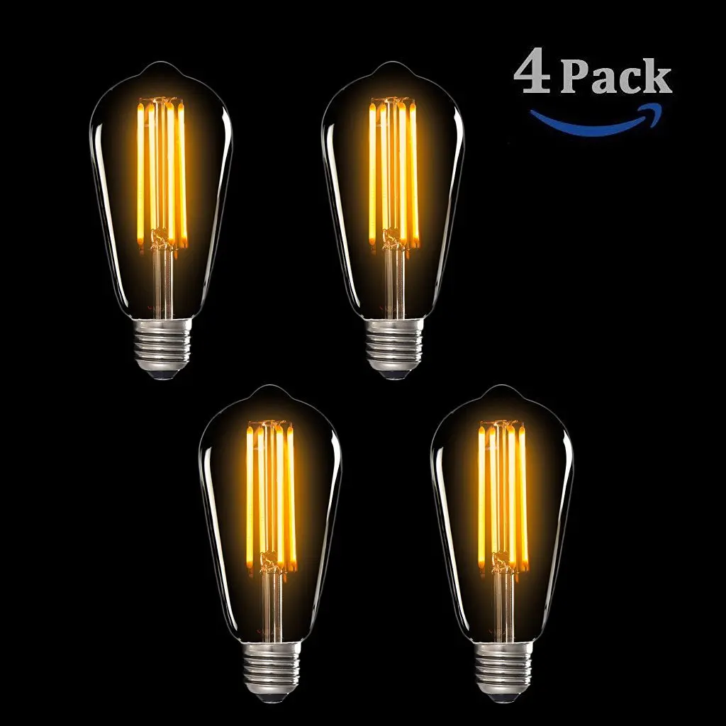 Led Edison Bulb Find Deals On Line At Alibaba Get Quotations Homaradise 4w E26 Base Dimmable Led Vintage Filamet Edison Bulb St19 Antique Retro Style