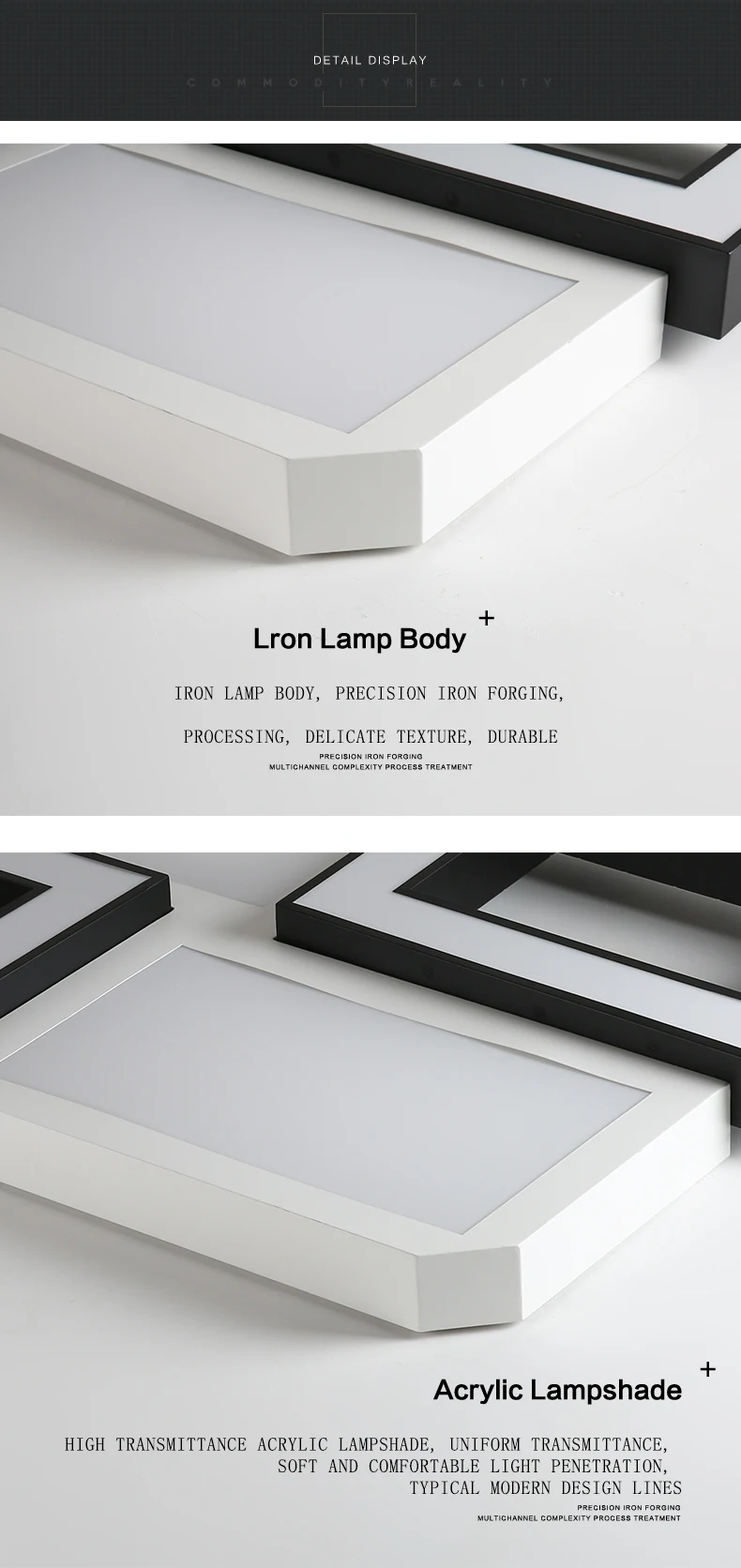 led recessed flush mount color changing led surface mounted round led acrylic ceiling light