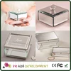 Mirror boxes wedding finishes include special surface, Antique, or high-polished, custom colour and size