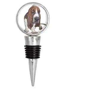 Basset Hound Dog Puppy Wine Stopper