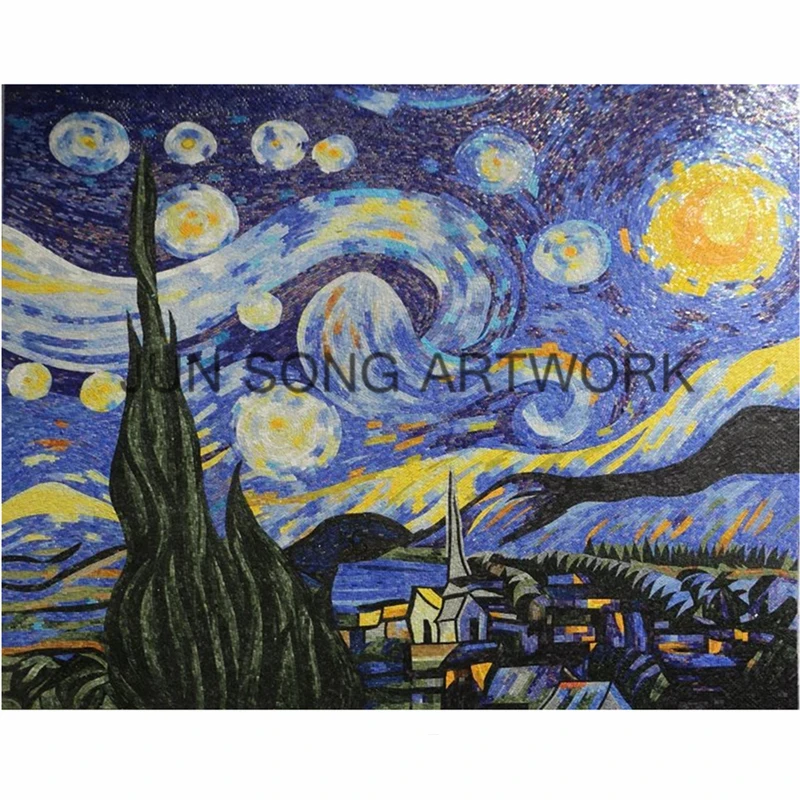 Js Mls Nt01 Handmade Art Backsplash Tile Bedroom Wall Mural Starry Night Mosaic Tile Buy Starry Night Mosaic Tile Bedroom Wall Mural Backsplash Tile