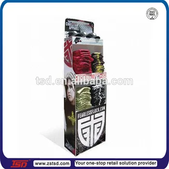 TSD C591 Garment Store Cardboard T Shirt Display Stand POP TSD C591 Garment Store Cardboard T Shirt Display Stand POP