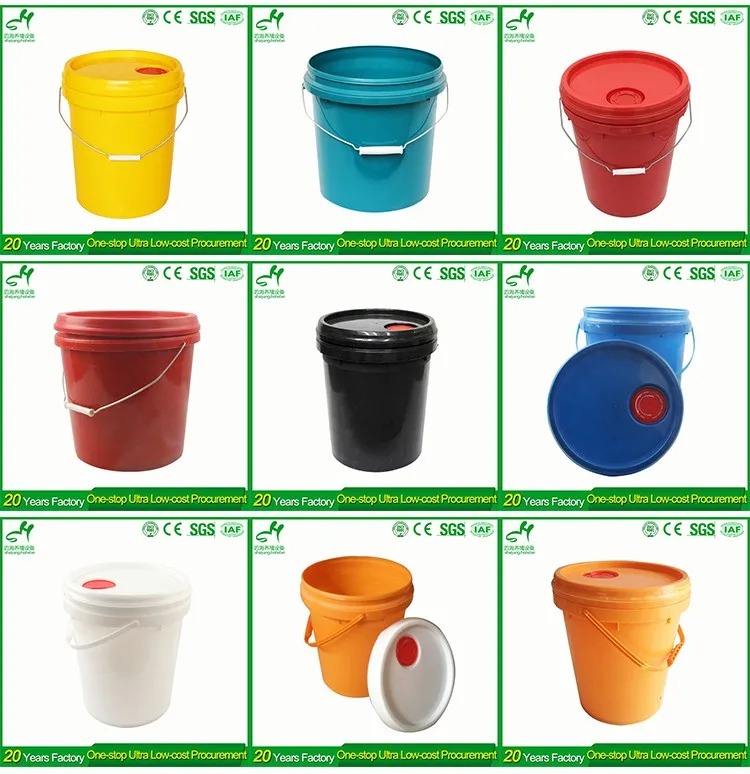 Sihai China Differences Used Plastic Packaging Pail Barrel Food Bucket Plastic Drum With Lid
