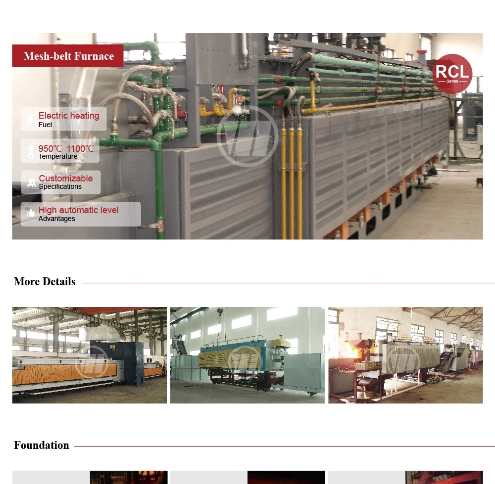 Continuous Heat Treatment Furnace Mesh Belt Industrial