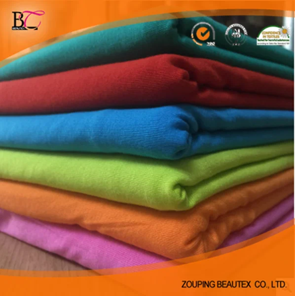 95% Cotton 5% Spandex Factory Supplying 32 S Knitted Fabric - Buy ...