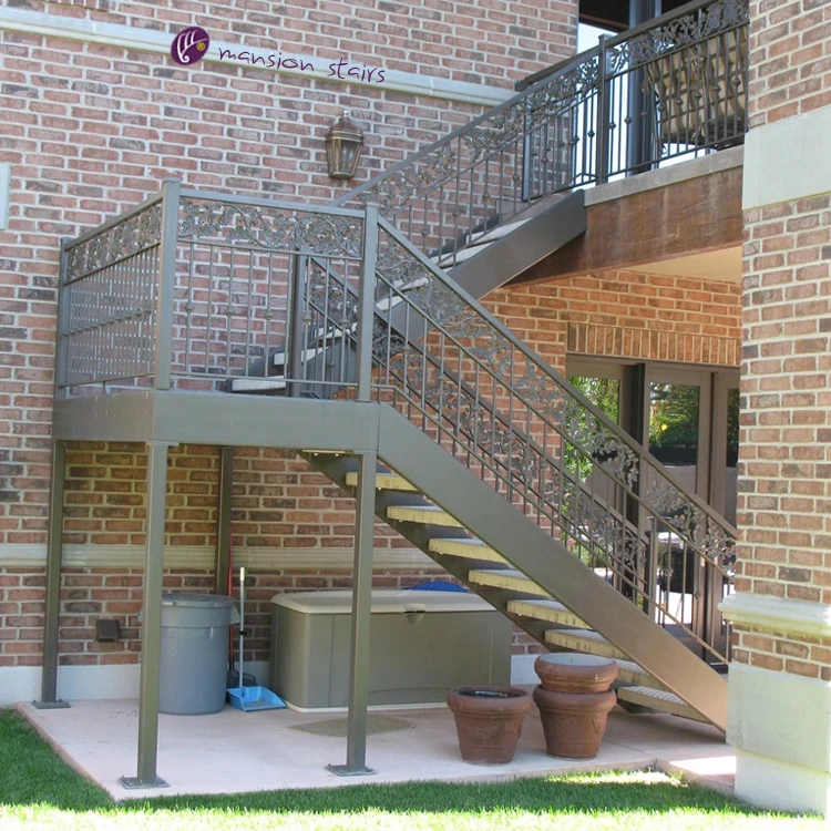 Prefabricated Outdoor Metal Stairs - Buy Outdoor Stairs,Outdoor Metal Stairs,Prefabricated ...