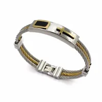 Cheap jewelry fashion stainless steel cross mens bangle bracelets