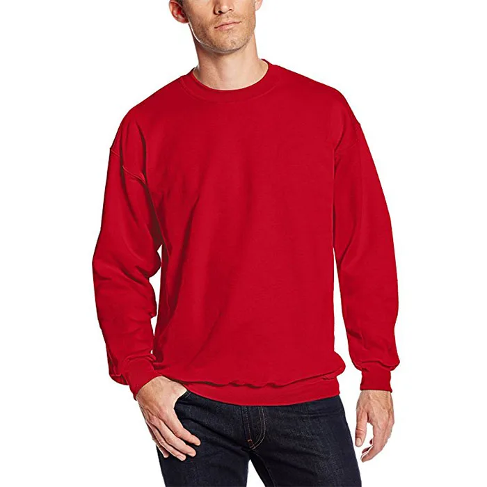 Custom Heavy Weight Pullover Crewneck 100% Cotton Mens Sweatshirt ...