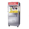 Cinema Commercial Stainless Steel Vertical Standing 32 OZ Automatic Big Popcorn Vending Making Popcorn Maker With Cabinet