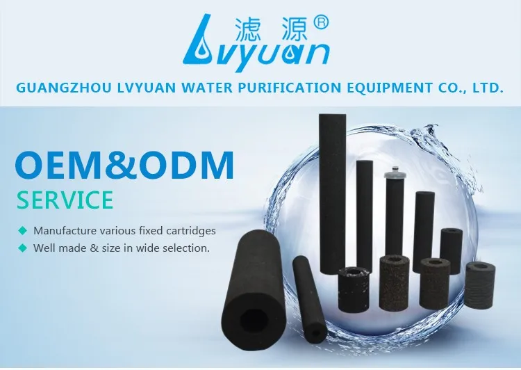 Newest sintered plastic filter replace for water Purifier