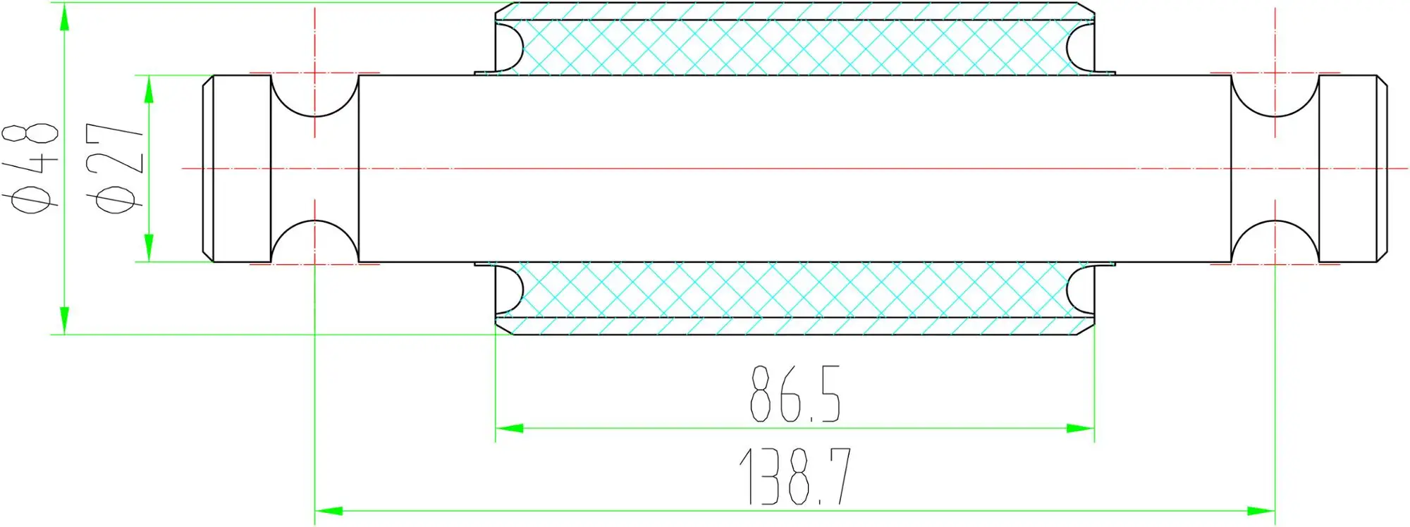 Heavy Duty Truck Leaf Spring Bushing Rb189 Buy Rb189,Leaf Spring Bush,Leaf Spring Bushing