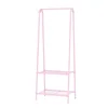 Multifunction 2-tier metal coat hat stand clothes hanger rack garment display rack with storage rack