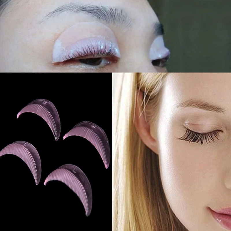 Eyelash Gel Pads Silicone Eyelash Curler Curling Perming False Eye