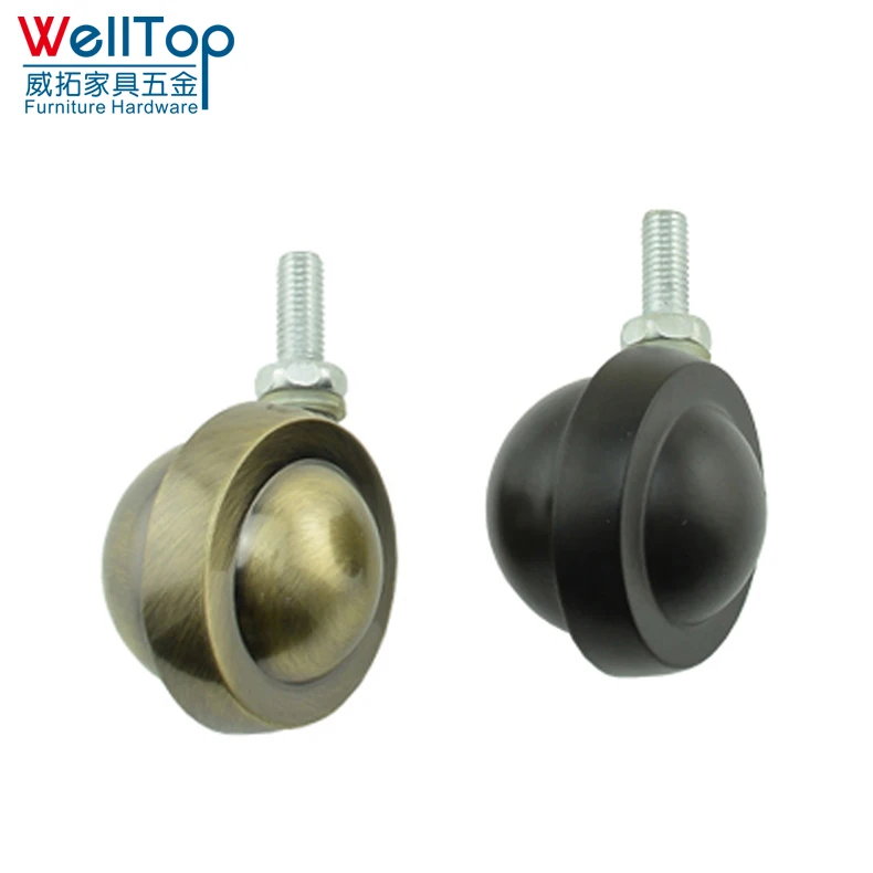 New Hot Threaded Stem Silver Shepherd Casters For Furniture Wheels