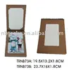 recycled notebook with photo frame