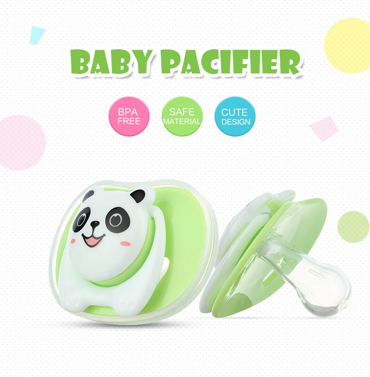 可爱动物形状食品级婴儿安抚奶嘴奶嘴婴儿奶嘴