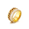 Best Vacuum Plating Stainless Steel New Personalized Womens Channel Band Diamond Ring