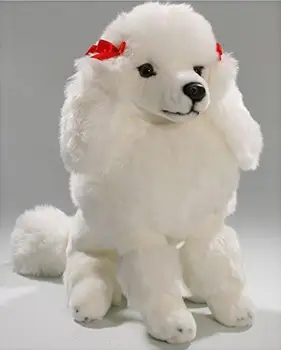 stuffed white poodle