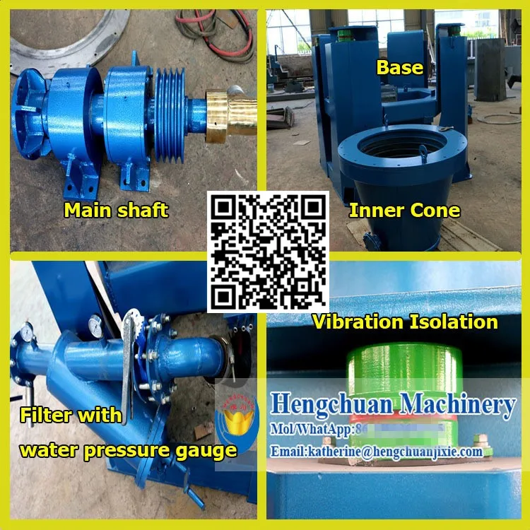 China Compleste Set Alluvial Placer Mobile Portable Small Gold Machine for Sale